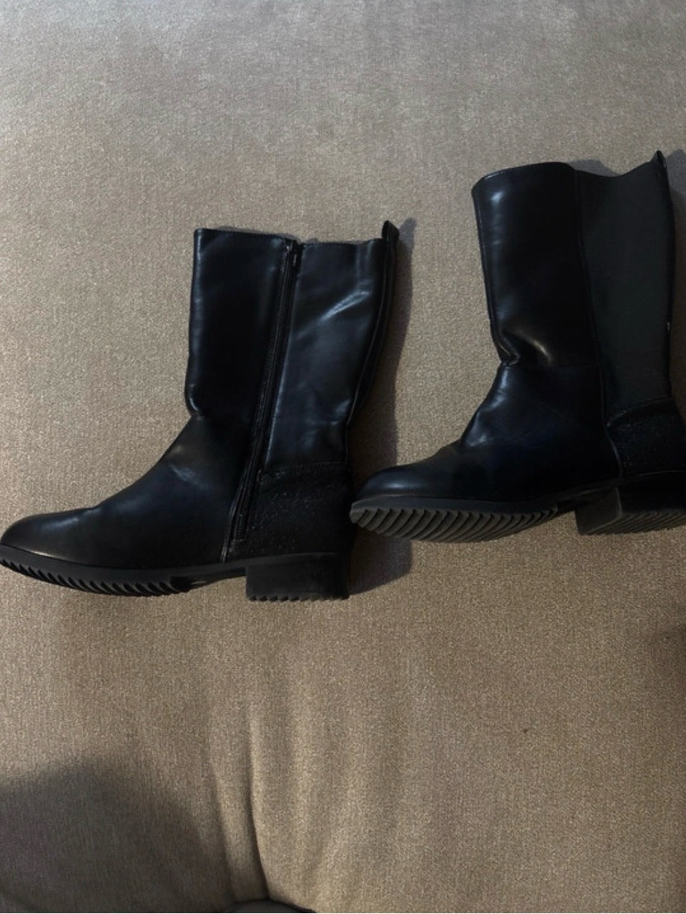 Classic Black Mid-Calf Women's Boots